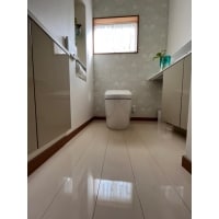 トイレ空間を広げて使い勝手の良い手洗いを設置しました