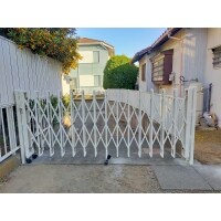 伸縮門扉の交換工事