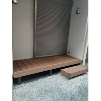 簡易人工木ウッドデッキ工事