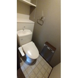 2Fの物入スペースを利用し、トイレに改修させていただきました。