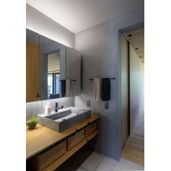 新築のお住まいになります。 
洗面部分やトイレ部分について、実例紹介いたします。