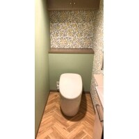 【全面改修】海外のインテリア雑誌のようなトイレ