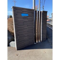 外構工事(アスファルト舗装・ブロックフェンス施工・門柱施工)