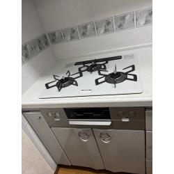 ガスコンロの取替工事を行いました。