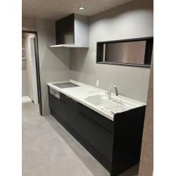 スタイリッシュでかっこいいブラックのキッチン