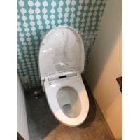 お気に入りのクロスで可愛く仕上げたトイレ空間