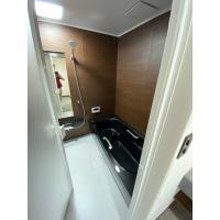 ブラックの浴槽がかっこいい自分好みのバスルーム