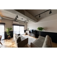 天井現しがかっこいいリビング