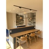 タイルが素敵なカウンターキッチン