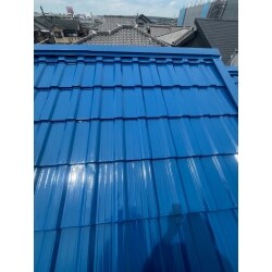 セメント瓦の屋根塗装を実施いたしました。
