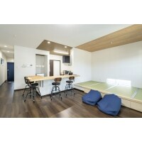 【新築】青色で統一された回遊できる2階建て