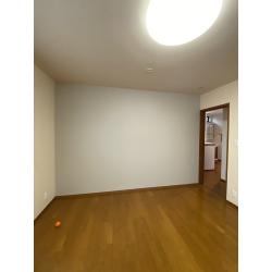 リビングや廊下のクロス張替えとトイレの入替え工事のご相談を頂きました。２階の洋室に間仕切り壁を作って部屋を２室にすることはできるかとお話が出て、そちらも一緒にご依頼となりました。