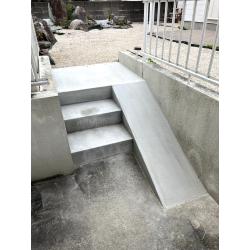 階段スロープ工事