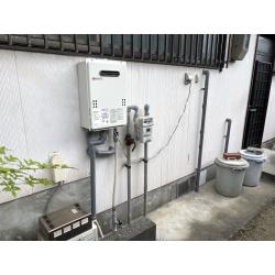 給湯器の新設工事をしました