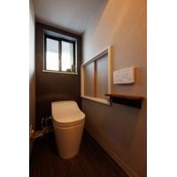 Works02|人気のタンクレストイレ、グレートーンのリノベ