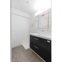 Works01|お手入れ楽々!ハイバック水栓の洗面台