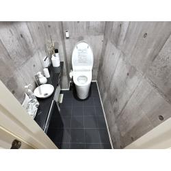 トイレ床の張り替え