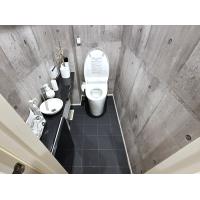 トイレ床の張り替え