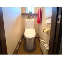 トイレ交換とクッションフロア交換工事