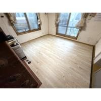 リビングの床交換工事