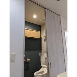 二階部分にトイレを新設しました。
