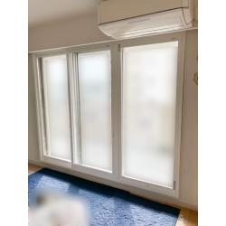 先進的窓リノベ2025事業を利用した内窓を設置事例です。内窓「LIXILインプラス」を3か所の窓に取り付けました。2枚ガラス×2個所、3枚ガラス×1箇所を内窓付きにして、冬暖かく夏は過ごしやすい居室空間へ。