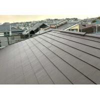 傷つきやすいノンアスベストスレート屋根を金属屋根へリフォーム