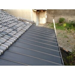 屋根葺き替え工事(トタン部分葺き替え)