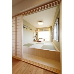 お手持ちの家具をうまく利用できるよう空間を広げました。