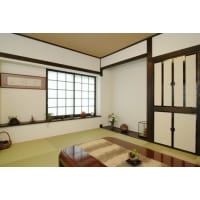 琉球畳を組み合わせたモダンな和室