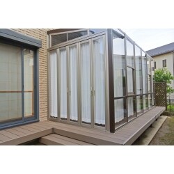 サンルーム・ウッドデッキ　千葉市Ｏ様邸