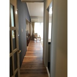 内装一新。アクセントクロスを使っておしゃれでくつろぎ空間へ。