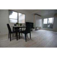 モノトーンで、わんちゃんと快適に過ごせるリビング作り!