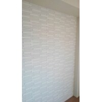 エコカラットで壁面に表情をプラス、いつもさわやかな空間へ。