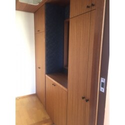 玄関収納の造り替え