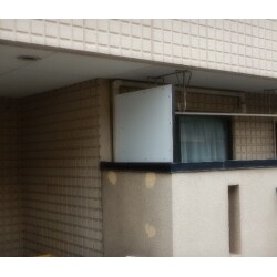 目隠しパネル工事