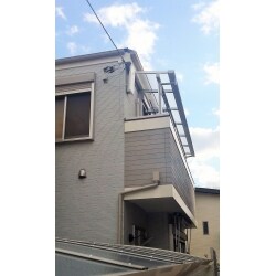 ベランダ屋根設置工事