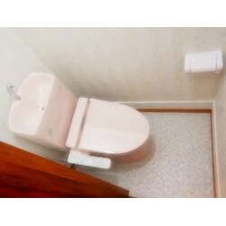 温水洗浄便座付きトイレで快適