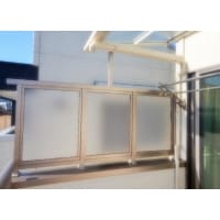 3階ベランダ目隠しフェンス設置