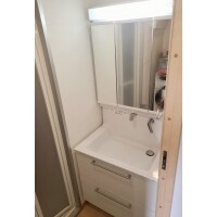 キレイに片付く洗面台