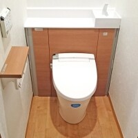 ナチュラルな雰囲気のトイレ