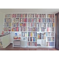 お手持ちの本に合わせた造作棚