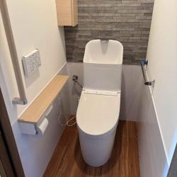 お掃除簡単、オシャレなトイレへ