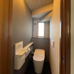 タンクレスで見た目もスッキリ、スゴピカ素材でお掃除も楽々！トイレの給排水を利用しているため手洗い器用に新しく水道工事を行う必要がありません。