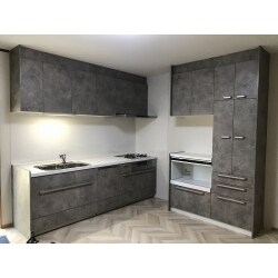 調理に必要な家電などが近くに収まり、使い勝手のいいキッチンになりました。