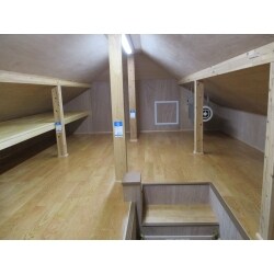 屋根裏をスーパー収納ロフトへ