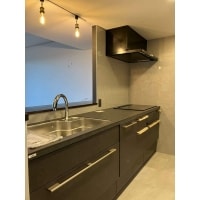 マンション水廻りをシックで落ち着いた雰囲気に改装