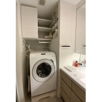 横浜市マンション 洗面収納設置工事