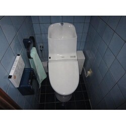 手洗いの際に水ハネしにくい大型ボウルのトイレへの取替え