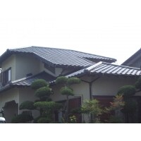 日本瓦を地震に強い軽量屋根材｢ＲＯＯＧＡ｣で葺き替えました。